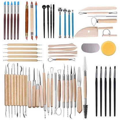 62 Piece Sculpting Tool Set - InspireSculpt Art